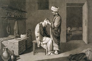 理发师》，1822年 作者 艾蒂安·弗雷德里克·利尼翁