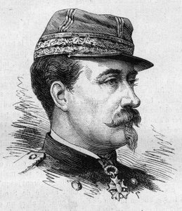 作者：让-巴蒂斯特-玛丽-爱德华-坎佩农将军（1819-1890），法国军人和政治家。11月26日《世界画报》第1287期上的博古尔的版画。