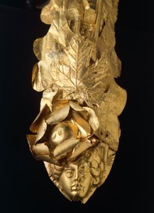 头饰（皇冠），来自斯皮纳（艾米利亚-罗马涅）。伊特鲁里亚文明，公元前4世纪。 作者 伊特鲁里亚语