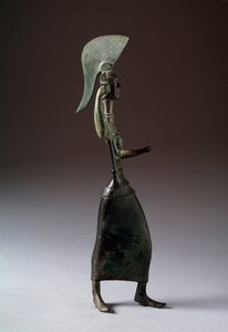 埃特鲁里亚女神梅内尔瓦（Menrva）--青铜雕塑，公元前440-420年 作者 伊特鲁里亚语