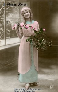 快乐的圣诞节》，约1914年。 作者 埃特林格斯