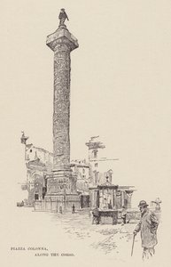 科隆纳广场，科尔索大道沿线（雕刻） 作者 埃托尔·铁托（Ettore Tito）