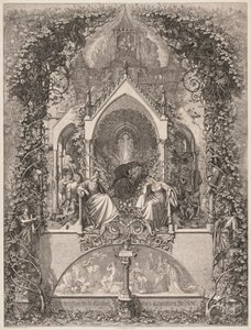 野蔷薇玫瑰睡美人，1836年。