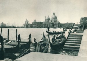 圣玛丽亚德拉礼炮教堂和多加纳教堂，威尼斯，意大利，1927年。 作者 尤金·波普尔