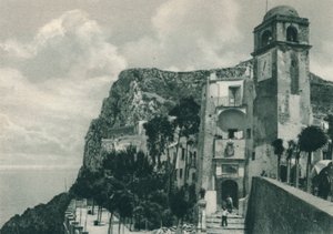 岸上的教堂，意大利卡普里岛，1927年 作者 尤金·波普尔