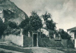 花园，陶尔米纳，西西里岛，意大利，1927年 作者 尤金·波普尔