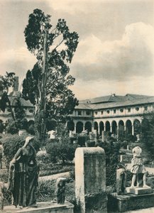 意大利罗马戴克里先浴场博物馆花园，1926年至1927年 作者 尤金·波普尔