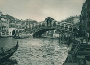 里亚托桥，威尼斯，意大利，1927年 作者 尤金·波普尔