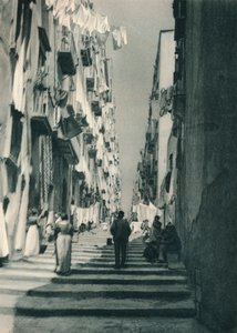 意大利那不勒斯郊区街，1927年
