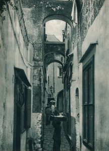 卡普里街，意大利，1927年 作者 尤金·波普尔