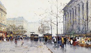巴黎马德琳（La Madeleine） 作者 尤金·加利安·拉卢埃