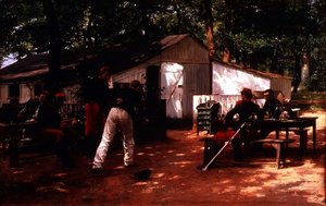 第六团的士兵们在休息。 作者 尤金·亚历克西斯·吉拉德（Eugene Alexis Girardet）