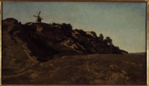蒙马特风景，约 1848 年（绘画）
