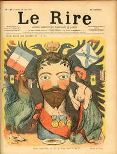 全彩讽刺杂志《Le Lire》封面