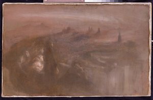 极光（布面油画） 作者 欧仁·卡里尔（EugèneCarrière）