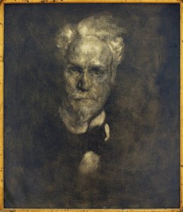 Portrait of Henri Rochefort (1831-1913), before 1896 (oil on canvas) 作者 欧仁·卡里尔（EugèneCarrière）