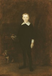 一个男孩的肖像 作者 欧仁·卡里尔（EugèneCarrière）
