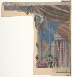 巴黎歌剧院的舞台布景设计，1828-90。 作者 尤金·西塞里