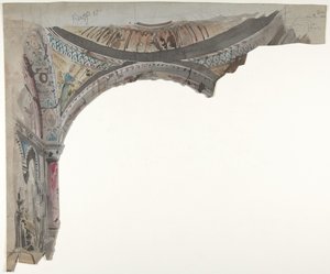 巴黎歌剧院的舞台布景设计，1830-90。 作者 尤金·西塞里