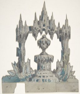 巴黎歌剧院的舞台布景设计，1830-90。 作者 尤金·西塞里