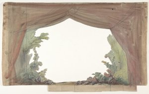 巴黎歌剧院的舞台布景设计，1830-90。 作者 尤金·西塞里