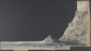 巴黎歌剧院的舞台布景设计，1830-90。 作者 尤金·西塞里