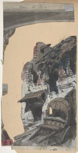 巴黎歌剧院的舞台布景设计，1830-90。 作者 尤金·西塞里