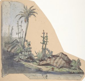 巴黎歌剧院的舞台布景设计，1830-90。 作者 尤金·西塞里