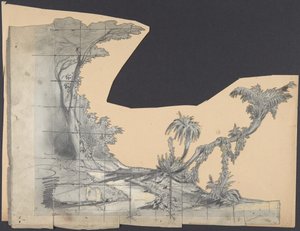 巴黎歌剧院的舞台布景设计，1830-90。 作者 尤金·西塞里