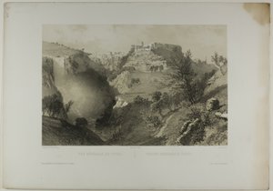 蒂沃利全景》，选自《意大利纪念碑和壁画》，图版 17 作者 尤金·西塞里