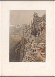 霞慕尼和勃朗峰附近山路上的徒步旅行者
Le Chapeau（物体上的标题）
瑞士、萨瓦和蒂罗尔风景（系列标题）
瑞士、萨瓦省和蒂罗尔（文物上的系列标题） 作者 尤金·西塞里