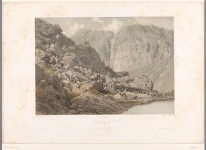 富尔卡山口的徒步旅行者
富尔卡山路（物体上的标题）
瑞士和萨瓦风景（系列标题）
瑞士和萨瓦（物体上的系列标题） 作者 尤金·西塞里