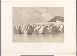Märjelensee 和阿莱奇冰川的景色 Le Lac Merill et le Glacier d