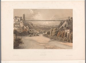 弗里堡大型吊桥景观
Profil du pont suspendu à Fribourc（作品标题）
瑞士、萨瓦和蒂罗尔风景（系列标题）
瑞士、萨沃伊和蒂罗尔（文物上的系列名称）