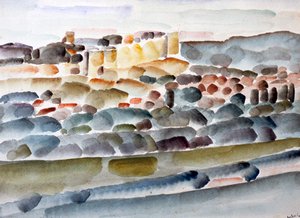 通过城堡的通道》，约1918-1936年 作者 尤金·戴比特