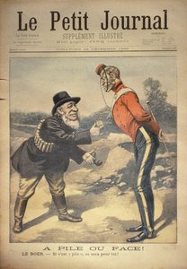 正面或反面！波尔： - 如果它为你的尾巴！，Le Petit Journal的封面，1899年12月24日
