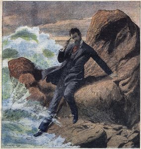 丹尼尔-勒苏尔的小说《爱的面具》插图