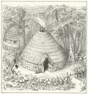 古代Pelasgian小屋