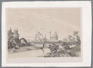 伊斯法罕国王清真寺或国王清真寺 Mosquée du Châh（伊斯帕罕）（物体上的标题） 波斯风景（系列标题） Perse Modern（系列标题）