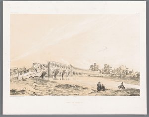 Si-o-se Pol 或 Allahverdi-Khan 大桥在伊斯法罕 Pont de Djoulfa Ispahan（物体上的标题） 波斯风景（系列标题） Perse Modern（系列标题）