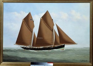 邓迪 - 帕多瓦的圣安东尼。 尤金·玛格丽特·格兰丁 (Eugene Margueritte-Grandin) 的绘画，尤金·格兰丁 (1833-1916)