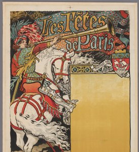 巴黎节 "海报
Les fêtes de Paris（物品上的标题） 作者 尤金·格拉塞