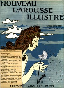 First page of Nouveau Larousse illustrious (dictionary in seven volumes published between 1897 and 1904 (engraving) 作者 尤金·格拉塞
