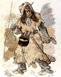 旧石器时代的人类，约 1900 年（插图） 作者 尤金·格拉塞