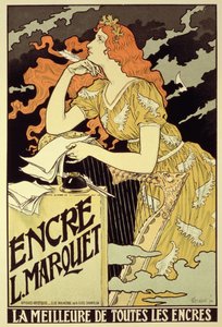复制海报广告“ Marquet Ink” 作者 尤金·格拉塞