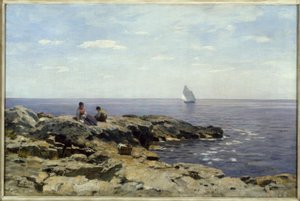 E.Dücker，在海岸上