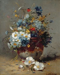 雏菊和矢车菊