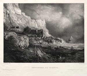 六个海军陆战队：迪耶普周围地区，1833年。 作者 尤金·伊萨贝（Eugene Isabey）