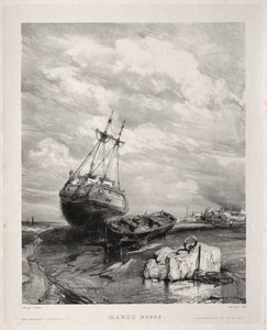 六个海军陆战队：退潮，1833年。