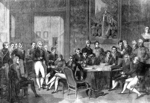 维也纳国会，1856年。 作者 尤金·伊萨贝（Eugene Isabey）